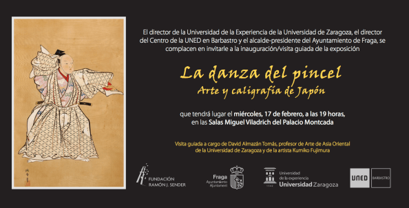 Invitación LA DANZA DEL PINCEL FRAGA